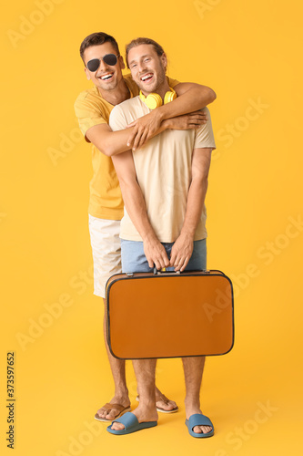Couple of gay tourists on c...
