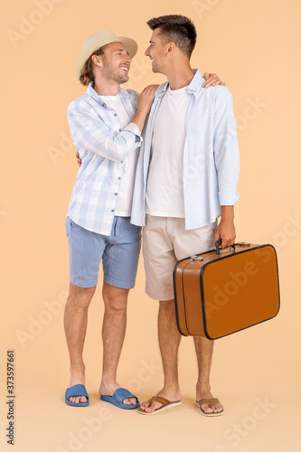 Couple of gay tourists on c...