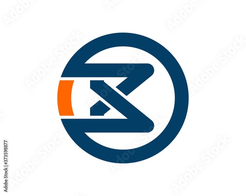 Free Download Abstract B letter initial and circle shape - GFXLoad