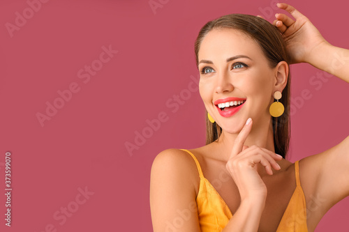 Young woman with beautiful ...