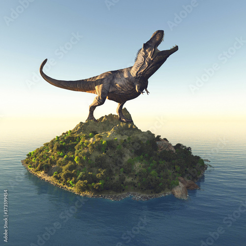 T rex island © allvision