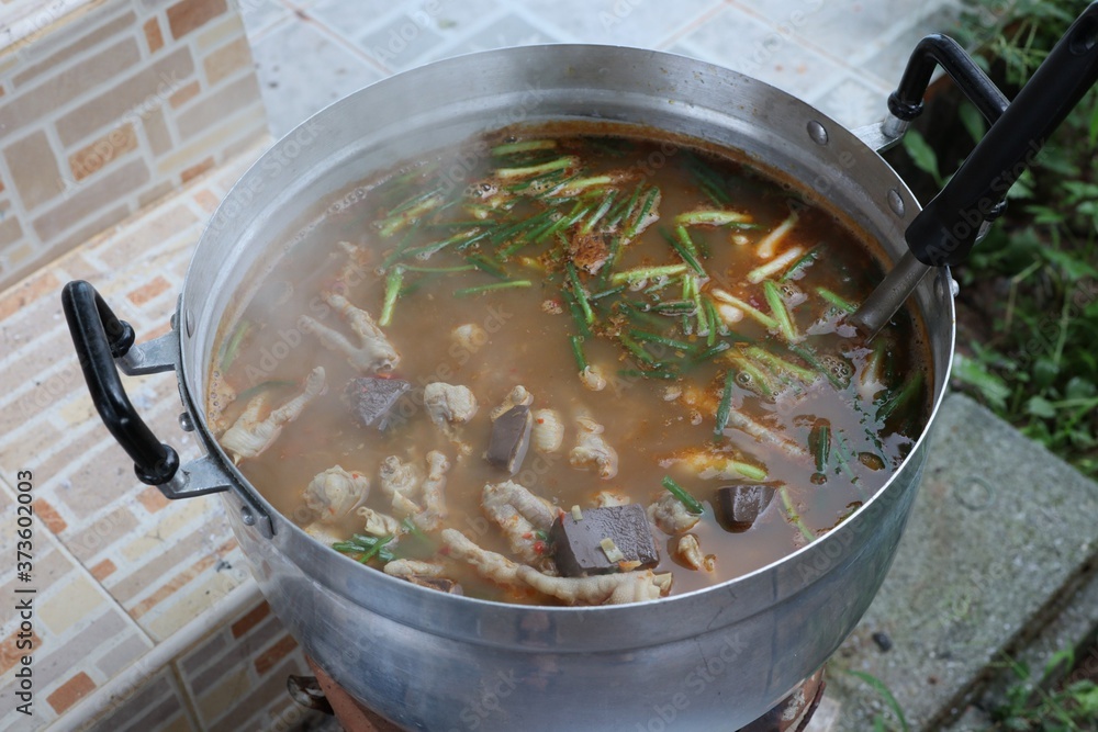 boiling water in a pot boiling water in a pot