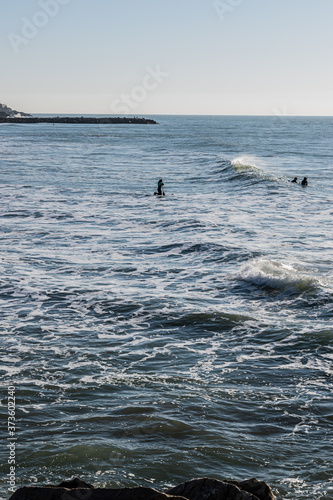 Photography people surfing sport concept, beach vacation