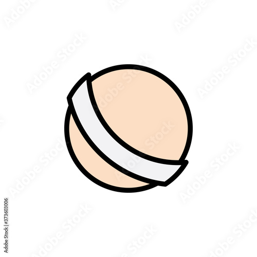 bath salts bomb outline icon. Elements of Beauty and Cosmetics illustration icon. Signs and symbols can be used for web, logo, mobile app, UI, UX © FIDAN