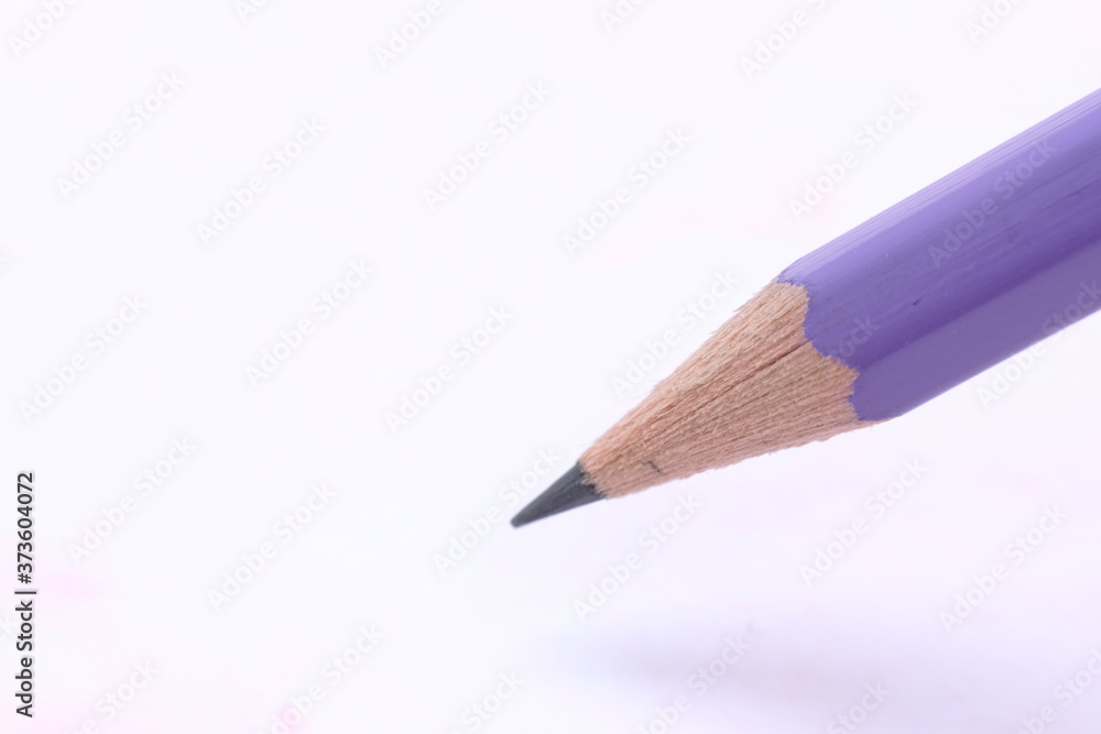 Close up pencil on table background and office supplies space for text Close up pencil on table background and office supplies space for text