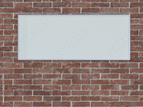 Wallpaper Mural cuadro en pared de ladrillo Torontodigital.ca