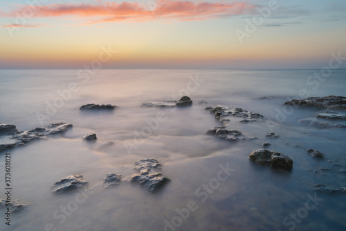 Beautiful nature landscape on the sea