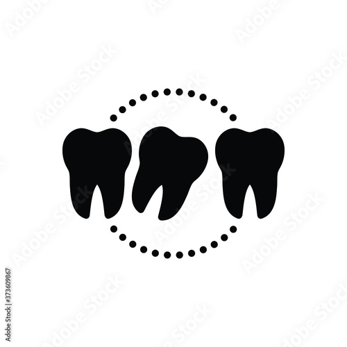 Black solid  icon for loose