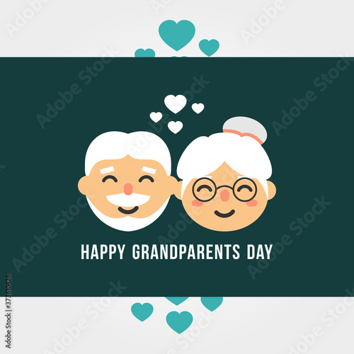 Happy Grandparents Day Vector Design Illustration