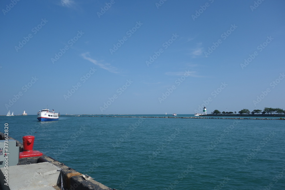 boats in the harbor