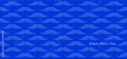 Slogan No shave or shaving moustache, mustache or beard men face. Men's Day. Awareness blue ribbon, medical symbol for psa prostate cancer month in november. Vector best quote signs