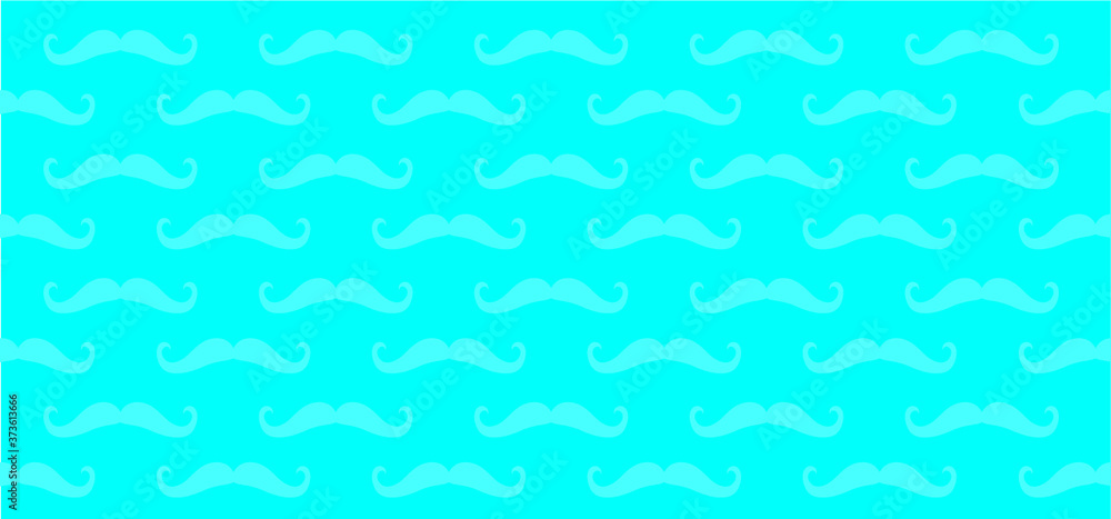 Fototapeta premium Slogan No shave or shaving moustache, mustache or beard men face. Men's Day. Awareness blue ribbon, medical symbol for psa prostate cancer month in november. Vector best quote signs