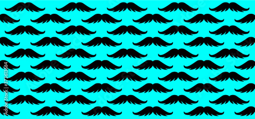 Slogan No shave or shaving moustache, mustache or beard men face. Men's Day. Awareness blue ribbon, medical symbol for psa prostate cancer month in november. Vector best quote signs