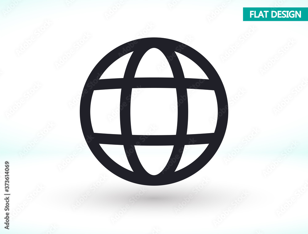 Planet vector icon , lorem ipsum Flat design Planet vector icon , lorem ipsum Flat design