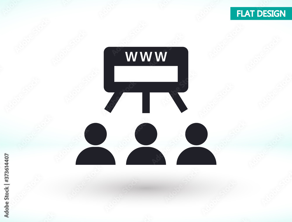 Social network vector icon , lorem ipsum Flat design Social network vector icon , lorem ipsum Flat design