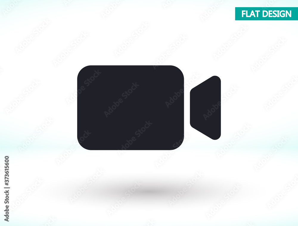 Camcorder vector icon , lorem ipsum Flat design Camcorder vector icon , lorem ipsum Flat design