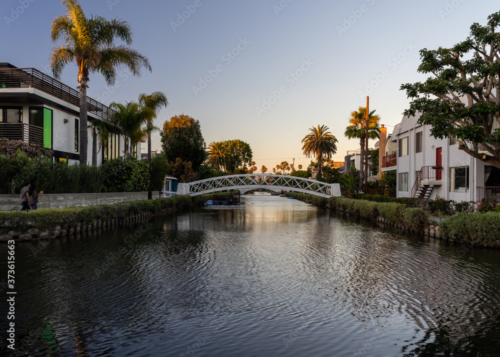 Venice Canals at Dusk