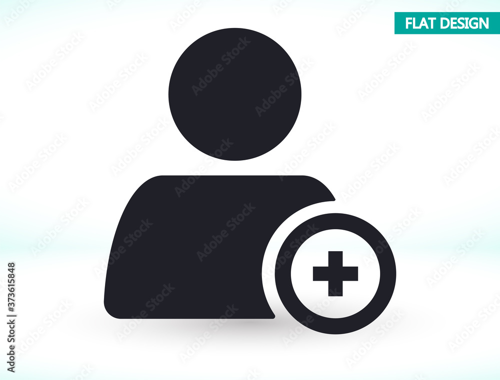 People tick vector icon , lorem ipsum Flat design People tick vector icon , lorem ipsum Flat design