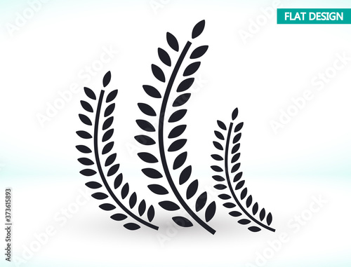 Settings vector icon , lorem ipsum Flat design