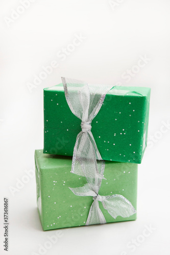 gift boxes on table