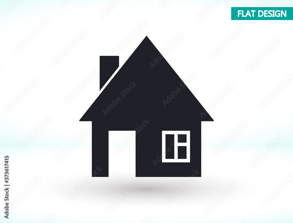 House vector icon , lorem ipsum Flat design