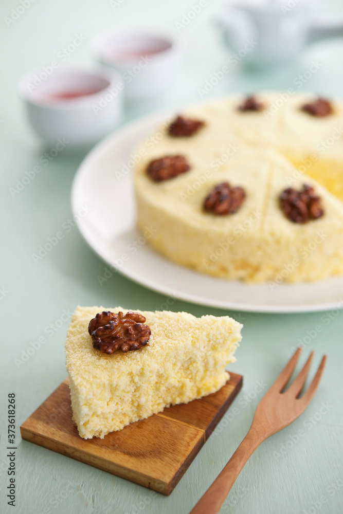 sweet potato cake with walnut sweet potato cake with walnut