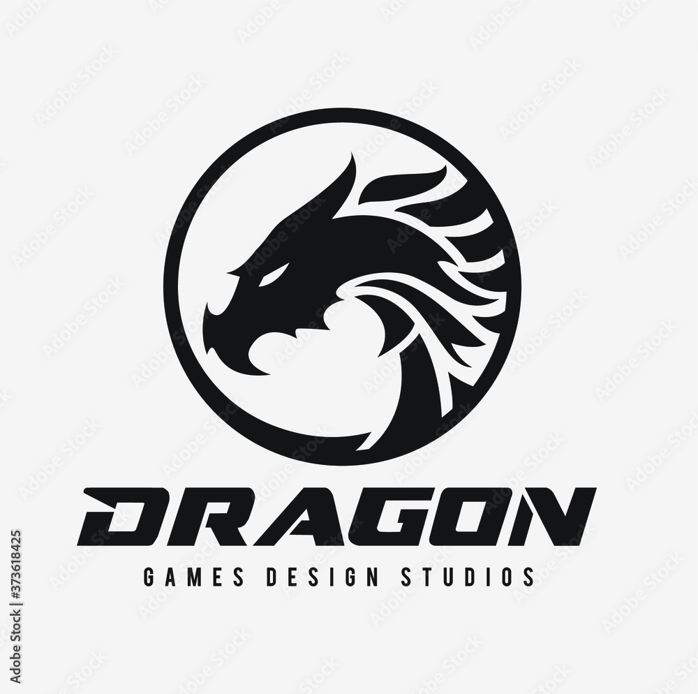 Dragon Company Logo for Business, Icon, Product, and Mascot. Dragon Company Logo for Business, Icon, Product, and Mascot.