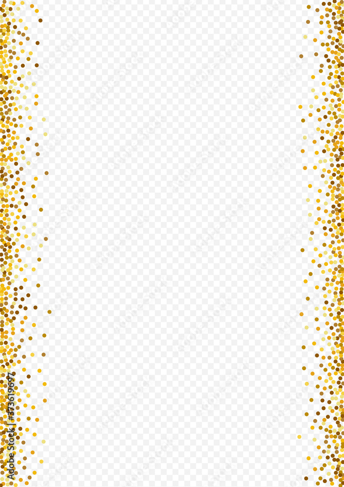 Golden Glow Isolated Transparent Background. 