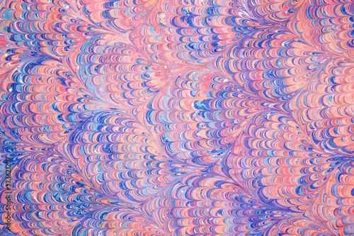 Fotografia Traditional TUrkish marbled paper artwork background