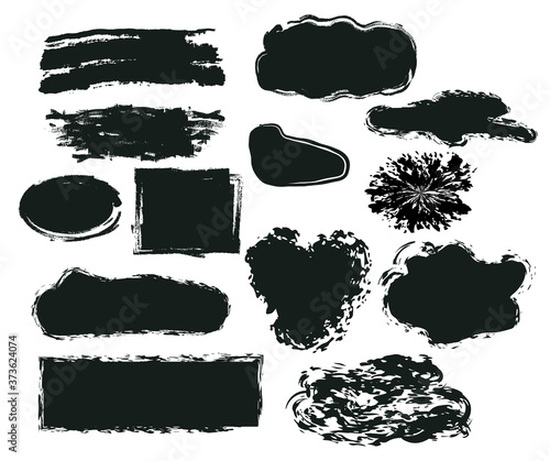 Set of abstract vector banners. This creative arsenal will be useful for creating cards, invitations, posters, clothing, stickers, and other designs.