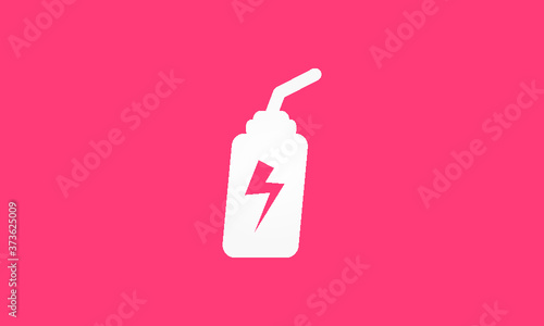 Proteins bottle icon vector

