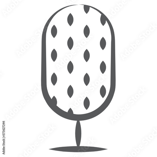 
Colloquial device to record sound, mic line icon
