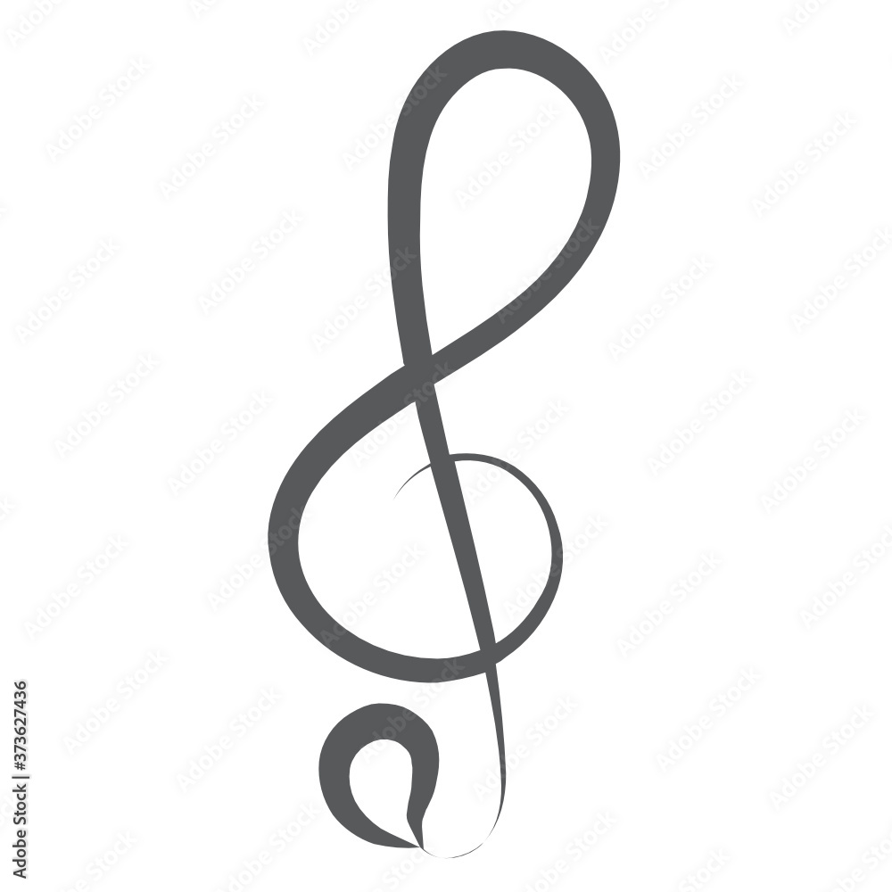 An audio symbol to be placed on music lines, treble clef line icon
An audio symbol to be placed on music lines, treble clef line icon