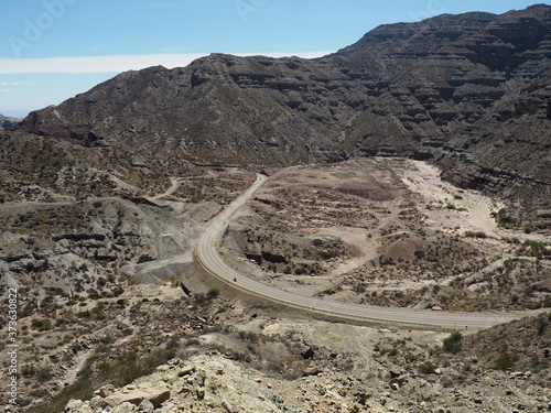 Beautiful view of Provincial Ischigualasto Park Baldecitos Argentina photo