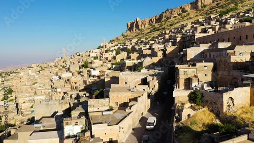 Mardin is a city in southeastern Turkey. The capital of Mardin Province in Turkish Kurdistan, it is known for the Artuqid architecture of its old city, and for its strategic location. photo