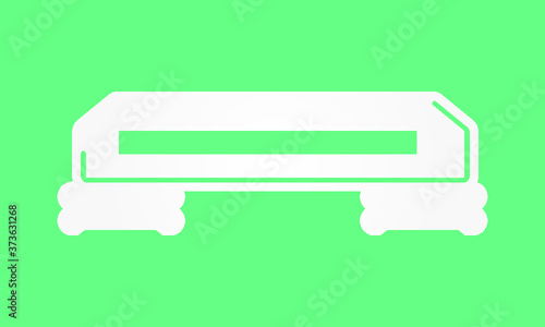 Gym Step icon vector