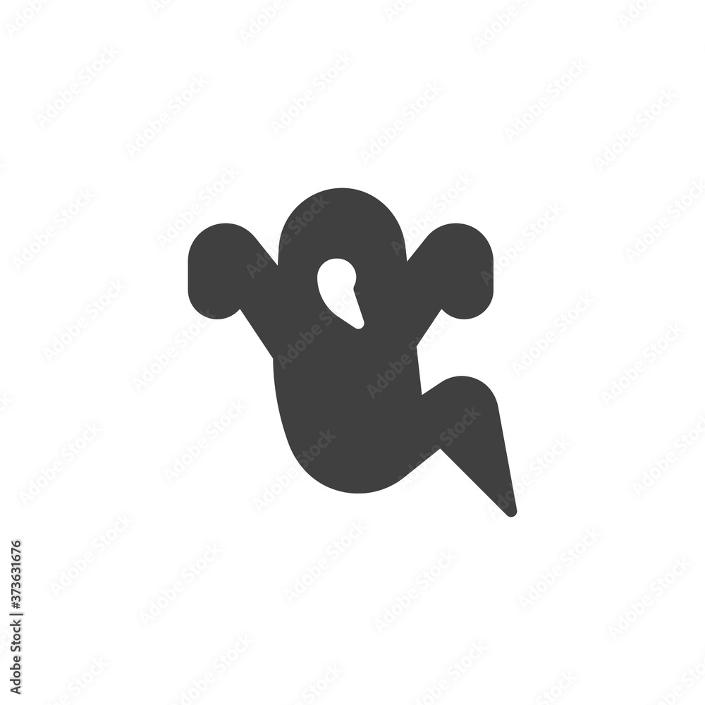Flying ghost vector icon. filled flat sign for mobile concept and web design. Spooky ghost glyph icon. Symbol, logo illustration. Vector graphics Flying ghost vector icon. filled flat sign for mobile concept and web design. Spooky ghost glyph icon. Symbol, logo illustration. Vector graphics