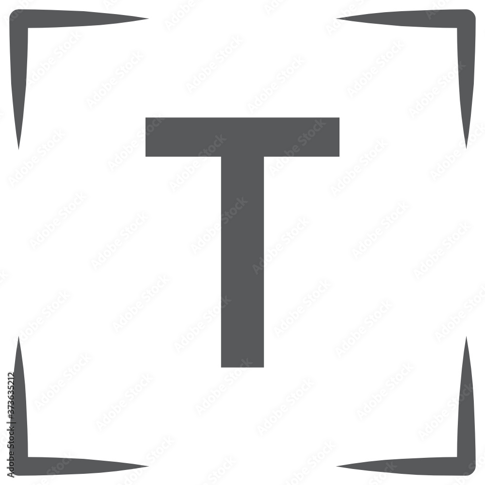 Line vector design of text tool icon
Line vector design of text tool icon