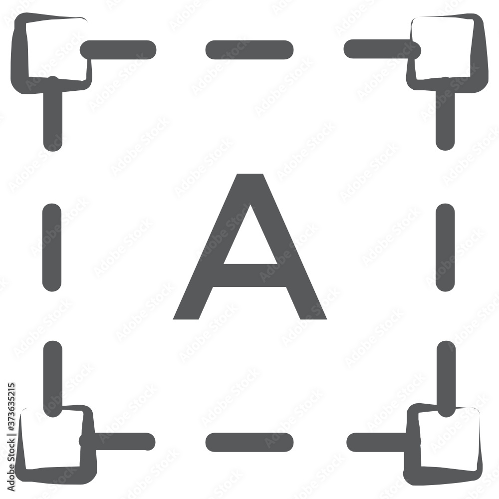 Line vector design of a text tool icon
Line vector design of a text tool icon