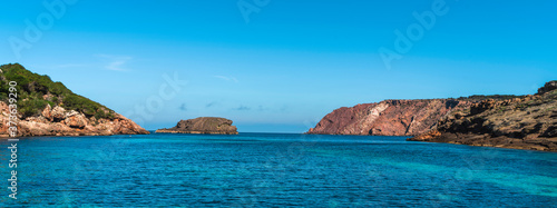 Fontanelles, costa nord. sea, blue, Menorca..