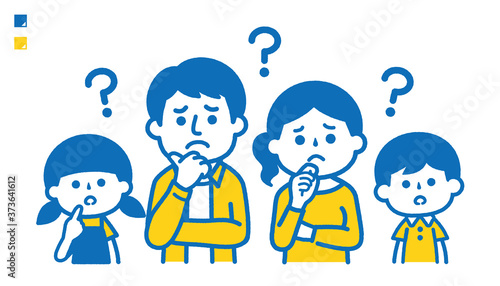 Parent and child having doubts