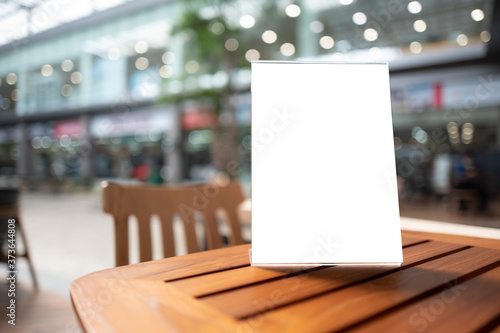 Wallpaper Mural Stand Mock up Menu frame tent card blurred background design key visual layout. Torontodigital.ca