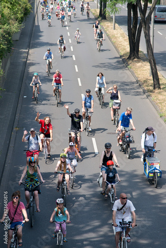 Fahrrad Demo in Köln