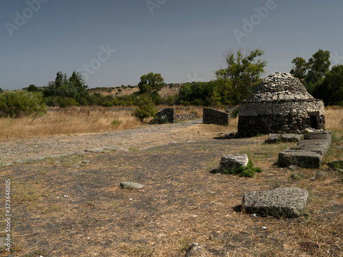 Santu Antine nuragic stone age Sardinia Nuraghe photo