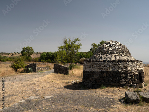 Santu Antine nuragic stone age Sardinia Nuraghe photo