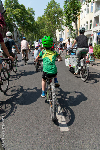 Fahrrad Demo in Köln