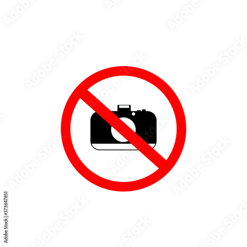 illustration of signs is prohibited from photographing the surrounding area