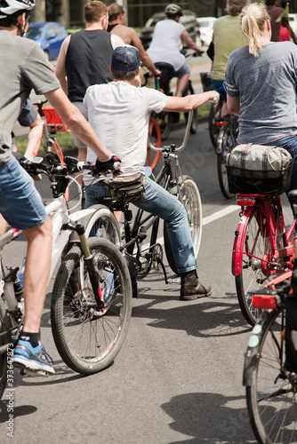 Fahrrad Demo in Köln