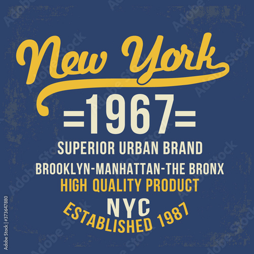 Vintage typography, t-shirt graphics. Vectors	