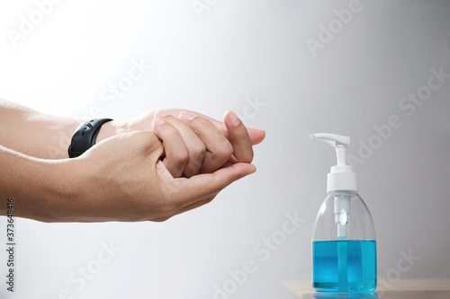 use of alcohol hand sanitiser gel for rubbing your hands before and afer touching anything prevent coronavirus and all others